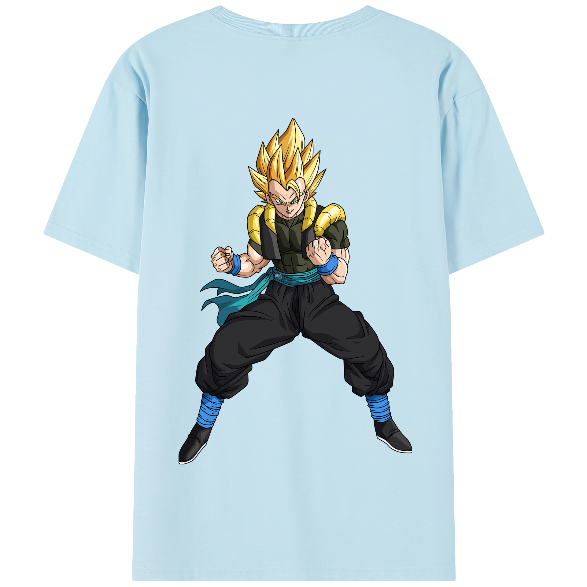 （画像用） ドラゴンボール ベジータ四世（Bejīta Yonsei）DRAGON BALL Vegeta IV 綿100％半袖Tシャツ（背面プリント）